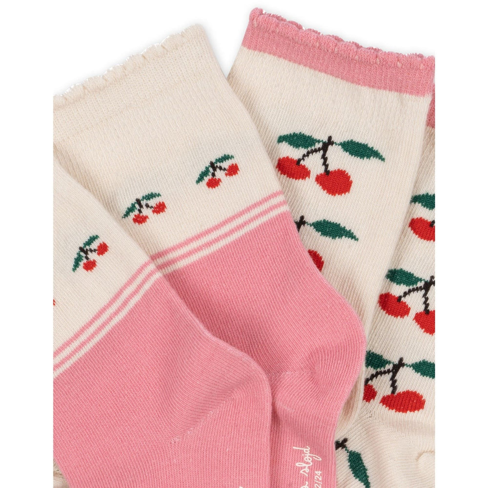 Køb Konges Sløjd Cherry Mix 2 Pack Jacquard Strømper