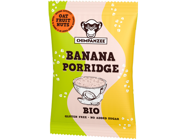 Chimpanzee Glutenfri Banana Porridge, 65g