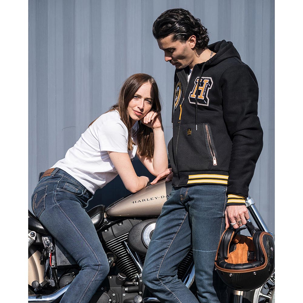 Helstons - Sweat Hoodie University Noir