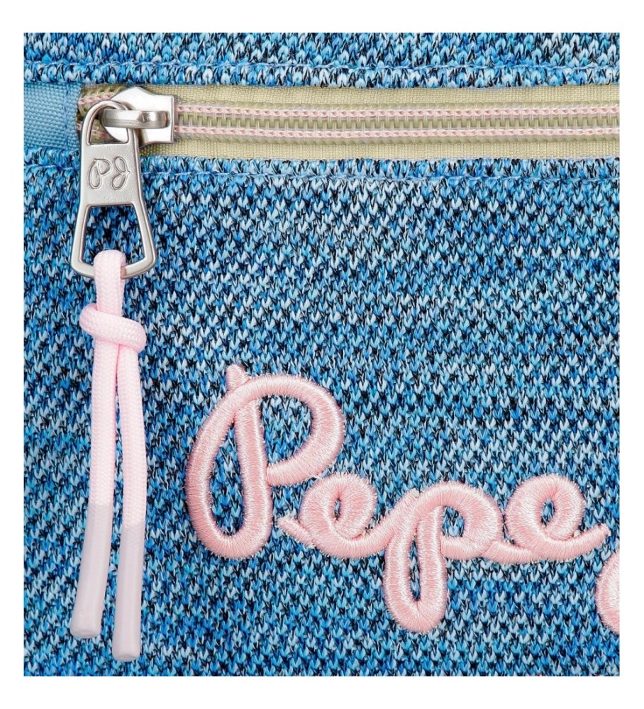 Mochila com cordão Pepe Jeans Lena azul