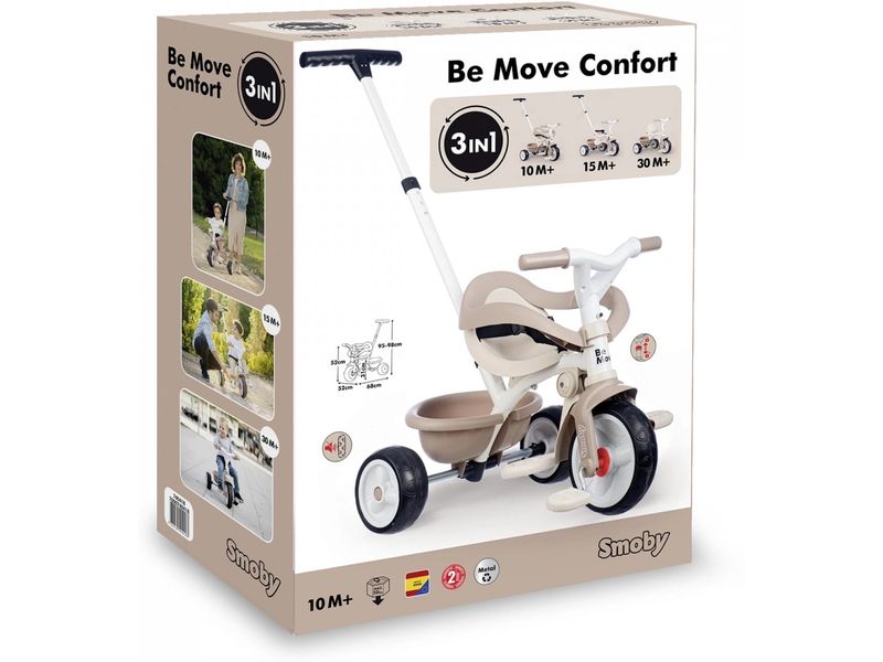 Smoby Dreirad Be Move Komfort Beige Babyrad