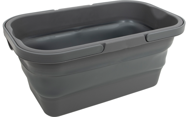 Bo-Camp faltbarer Korb grau 17 Liter