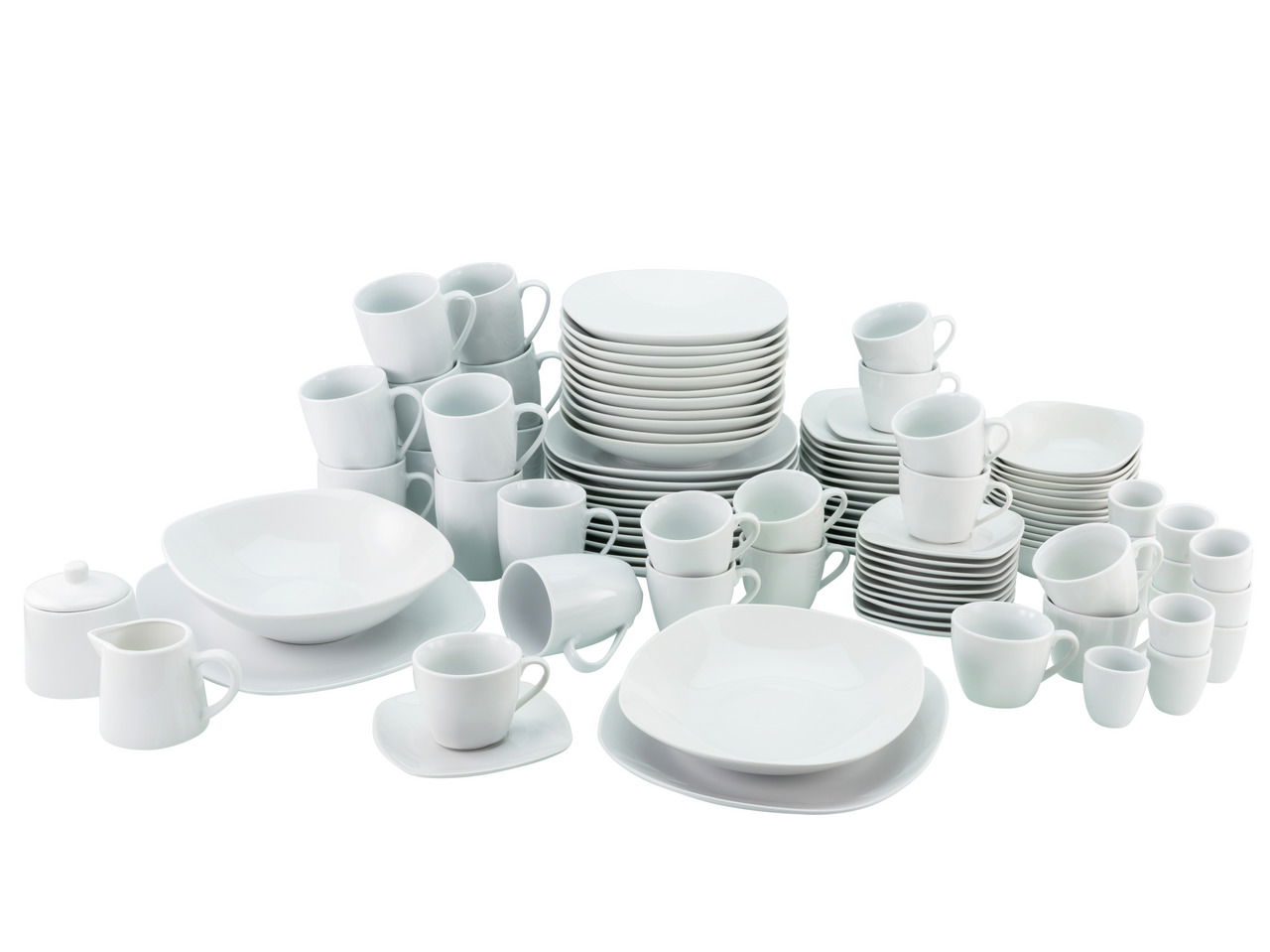 Creatable Kombiservice 100-tlg. SQUARE