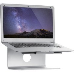 Support pour notebook, en aluminium,