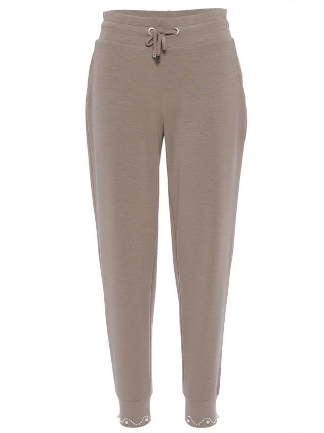 Silk Jersey Jogpants Pearl