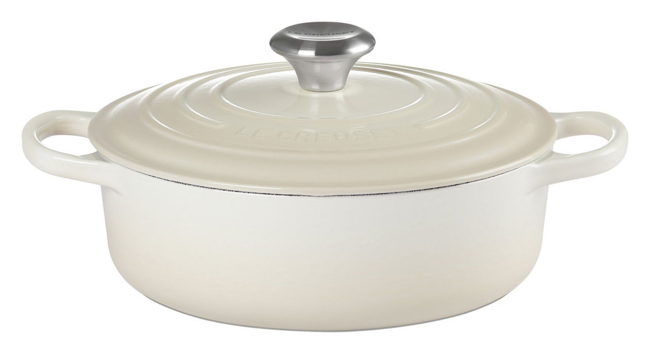 LE CREUSET Gourmet Bräter Meringue SIGNATURE