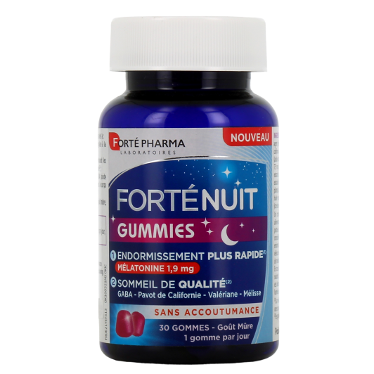 Gummies FortéNuit Endormissement & Sommeil