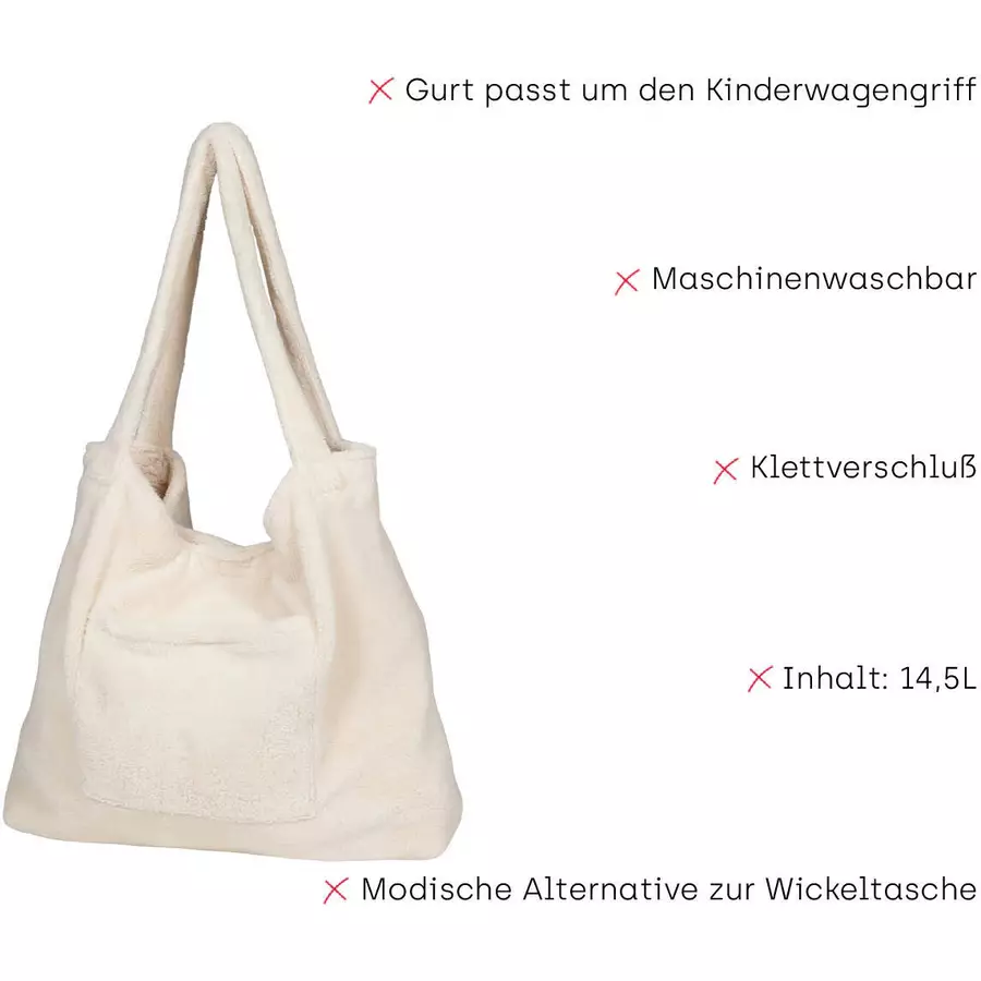 koeka Mombag teddy Malmo weiß