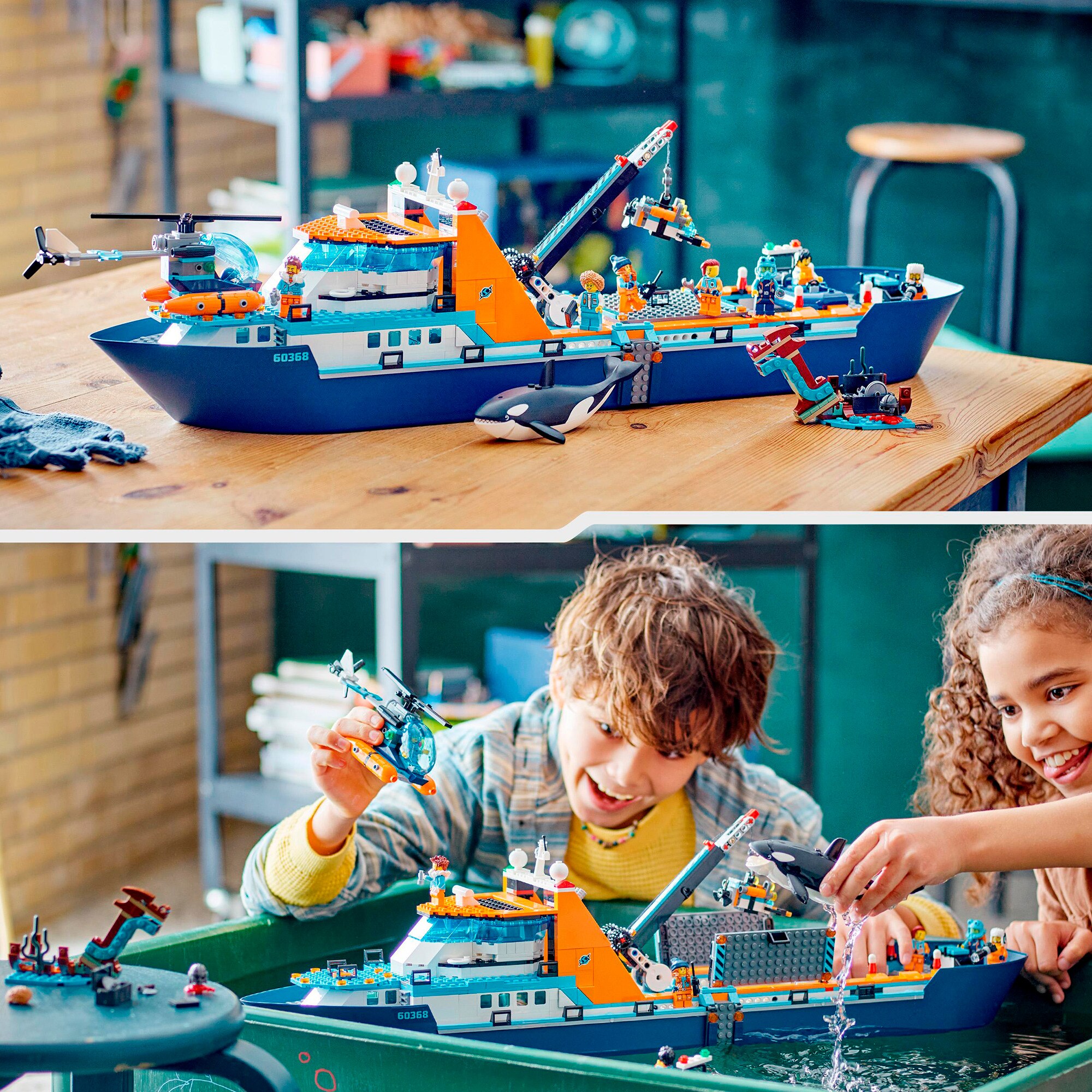 LEGO Konstruktionsspielzeug City Arktis-Forschungsschiff