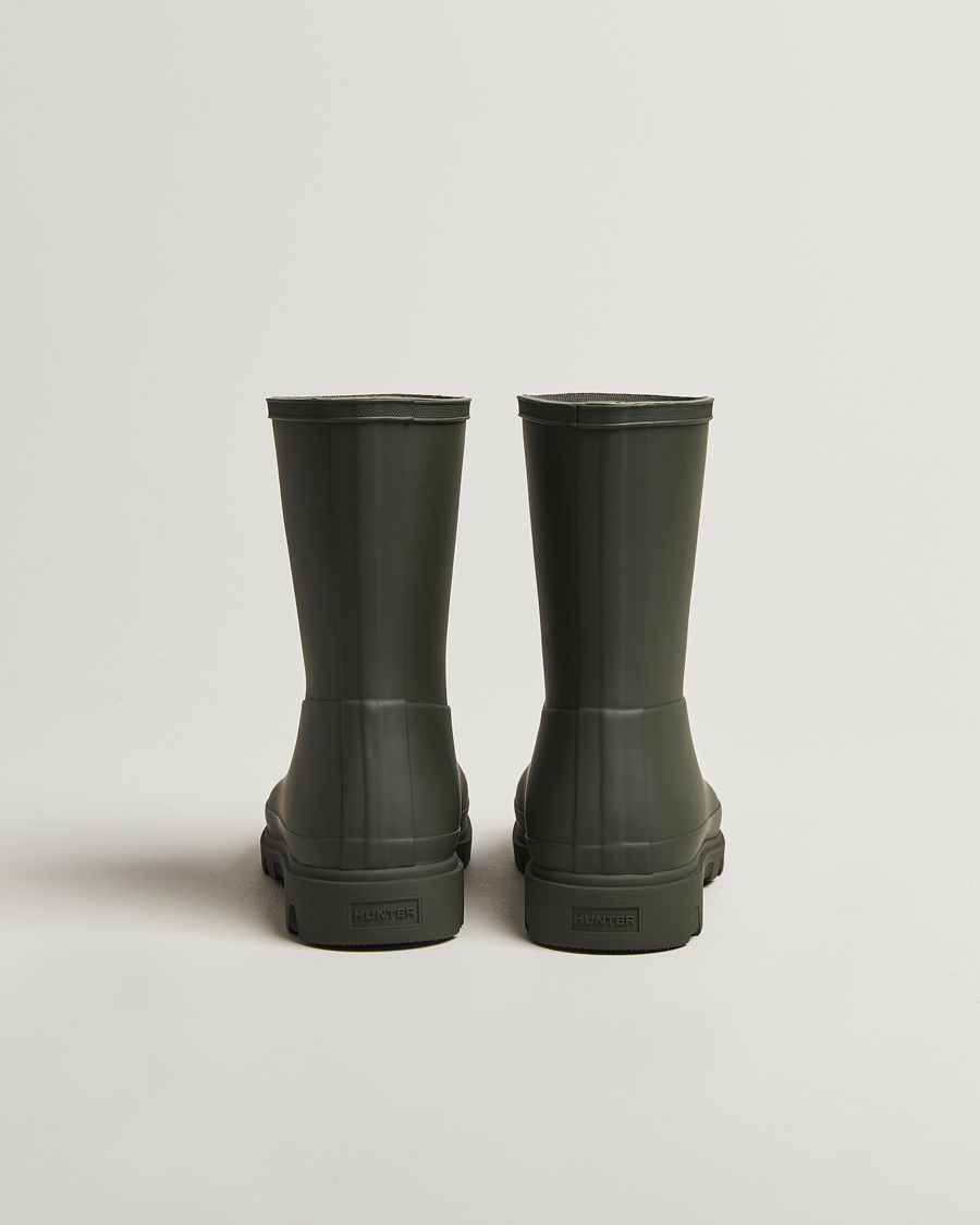 Hunter Boots Downpour Short Boot Dark Olive