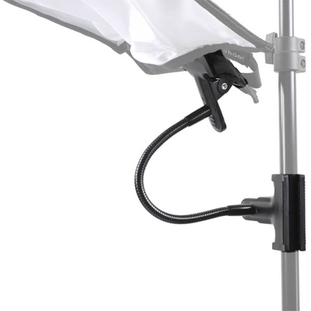 (50cm) Flexible Schwanenhals Halterung mit Halteklammer / Clip Halterung Kamera Zubehör - Schwarz