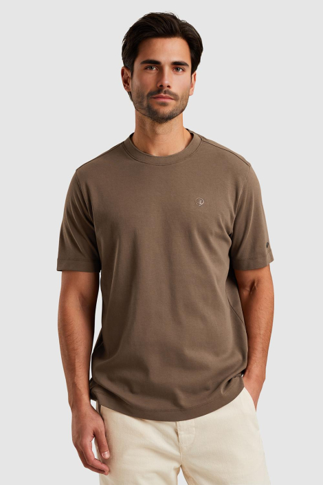Cast Iron bruine heren t-shirt