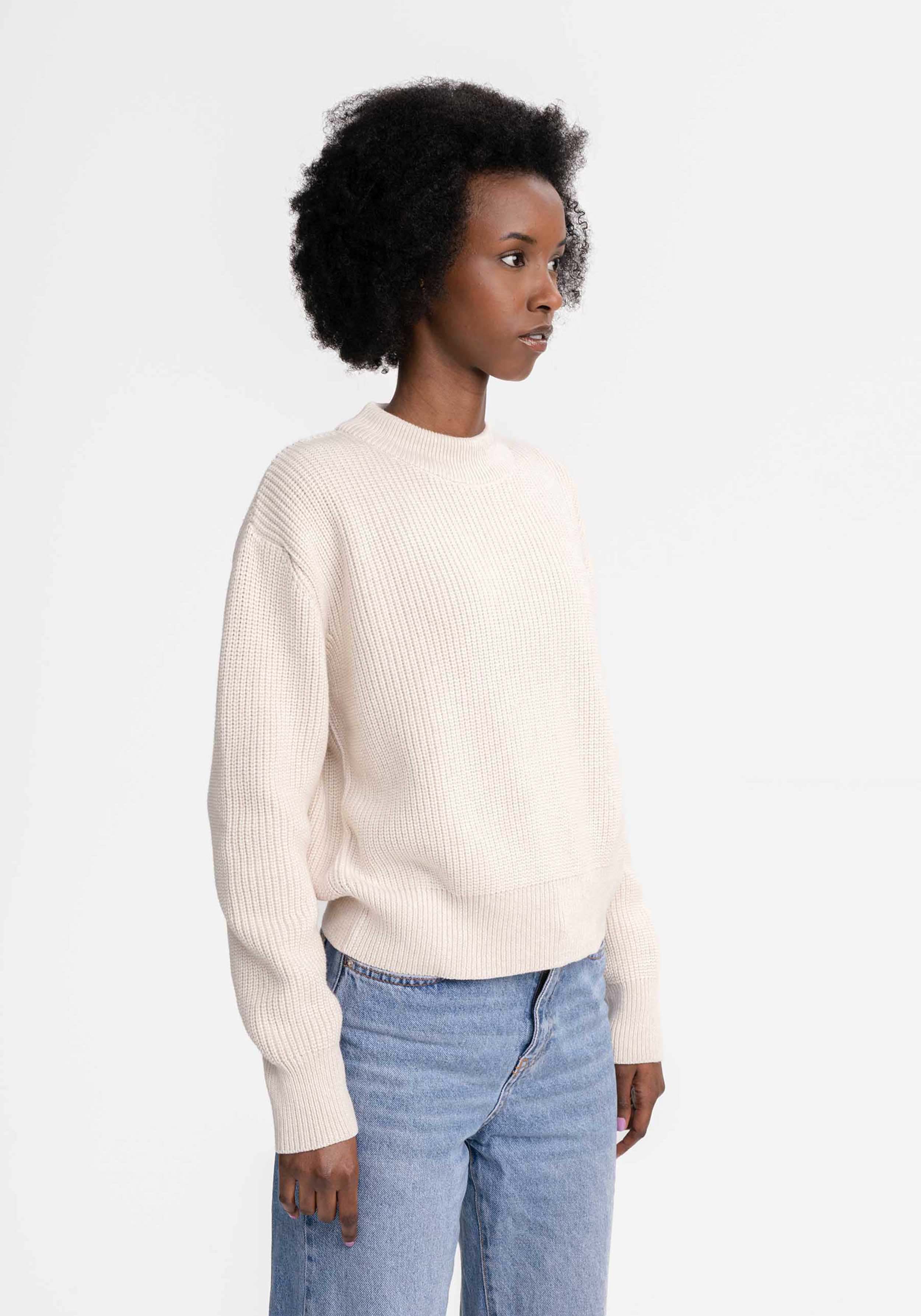 Mela Strickpullover Manika Cream Melange
