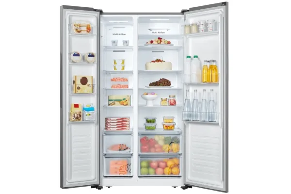 Hisense RS677N4ACC - Køleskab/fryser - 519 liter - Klasse C