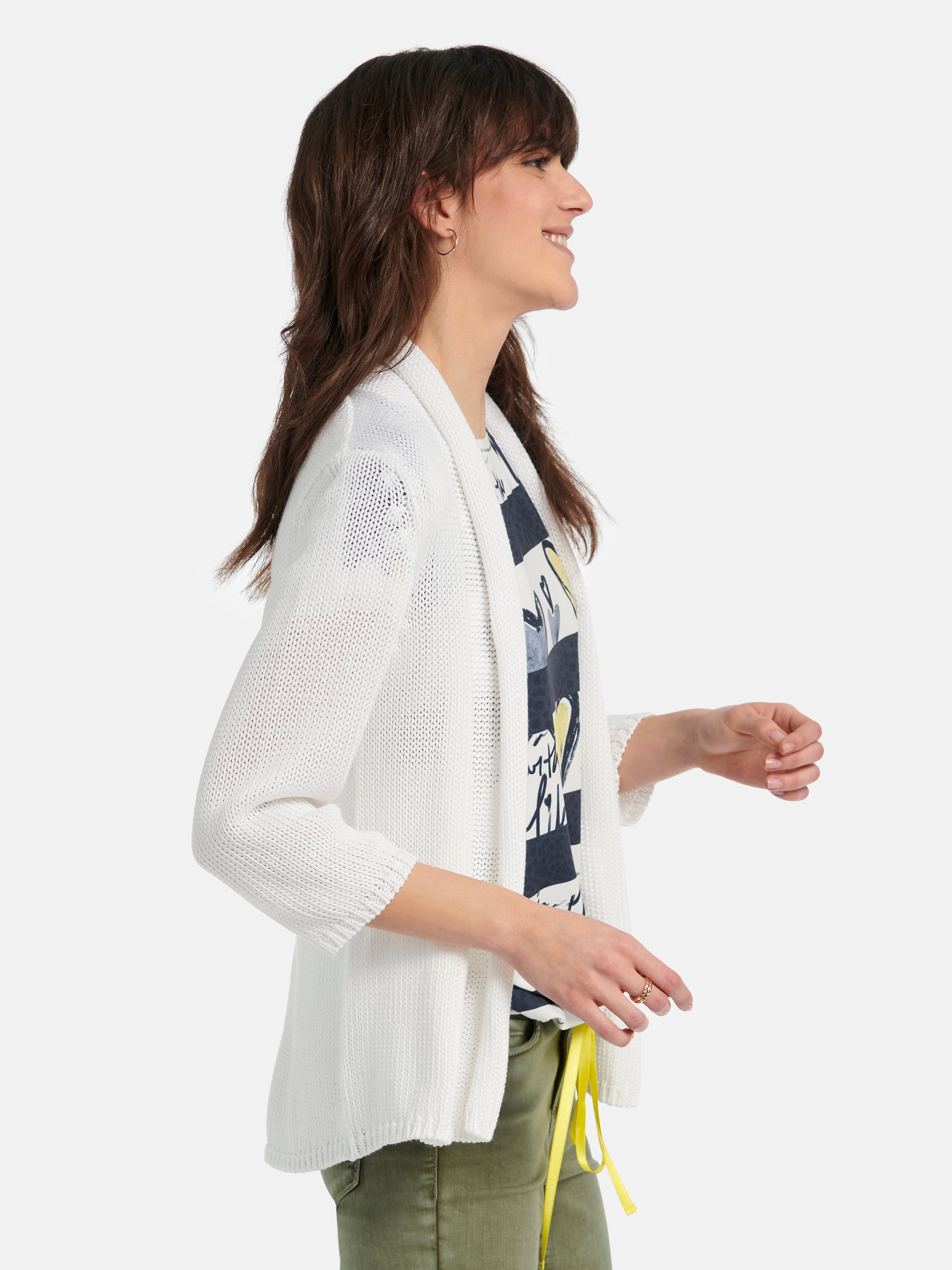 Cardigan mit 3/4-Arm