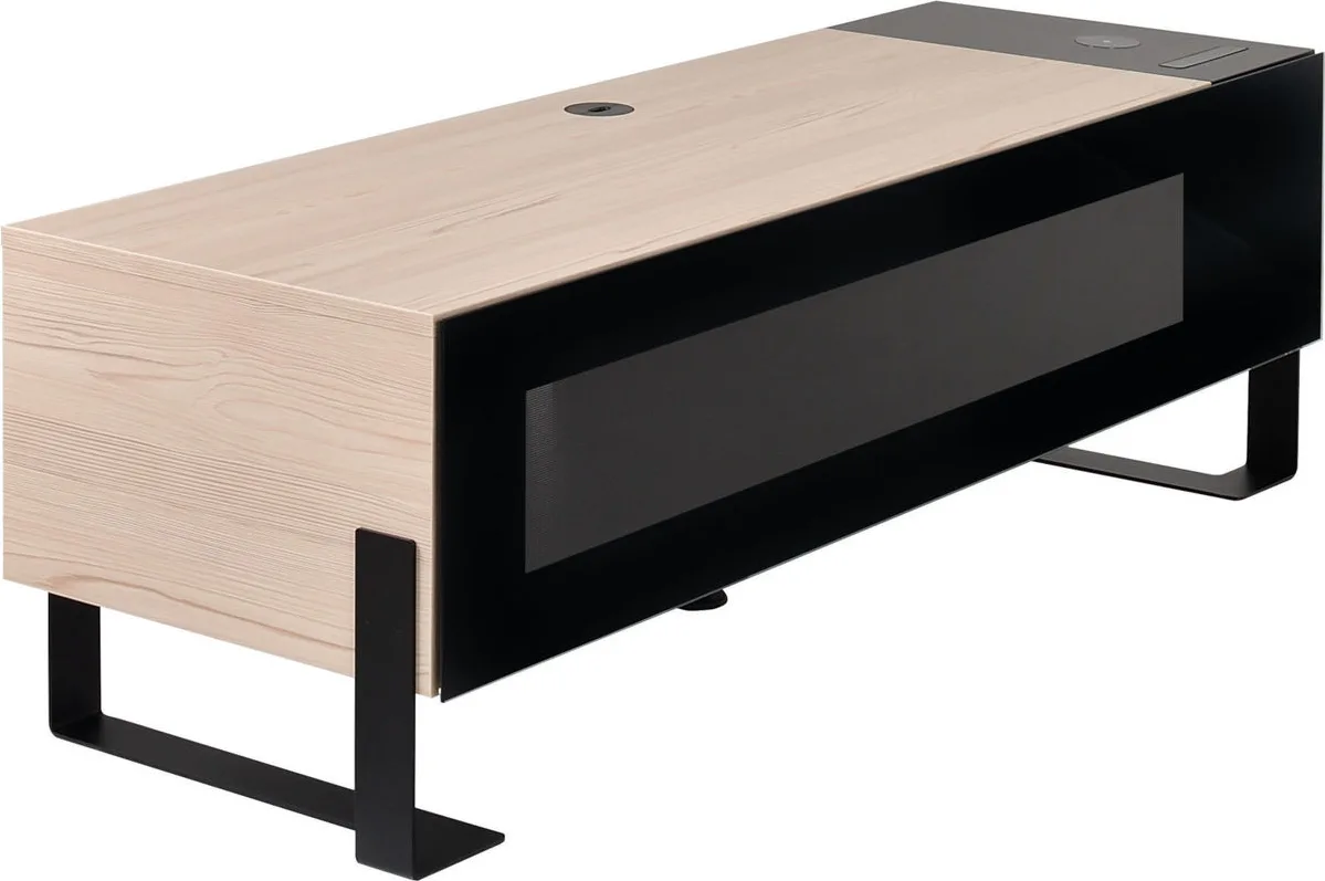 Erard Naga 1400 Bois clair avec chargeur USB et Qi Meubles TV