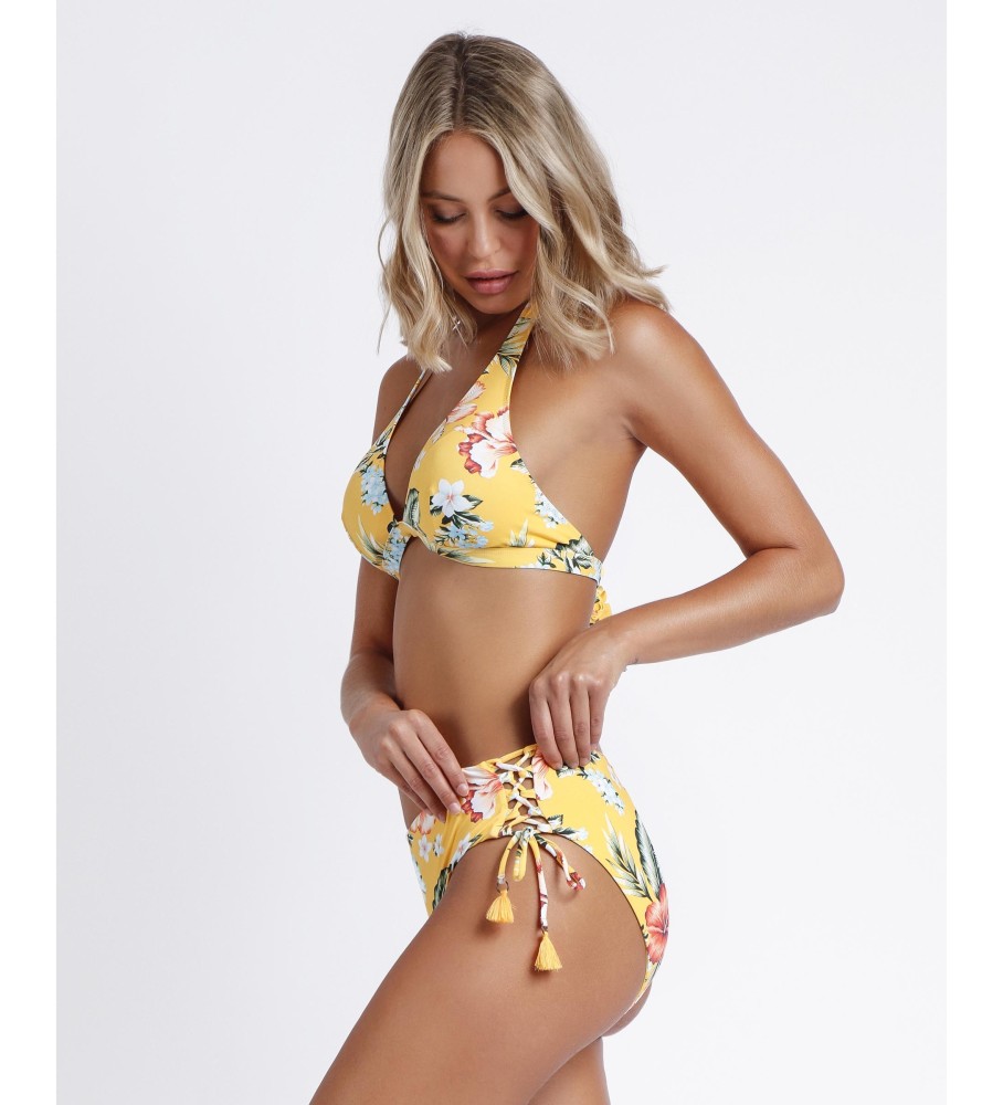 Biquíni Admas Amarelo Garden Halter