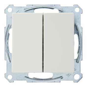 Schneider Electric System wissel-wisselschakelaar wit
