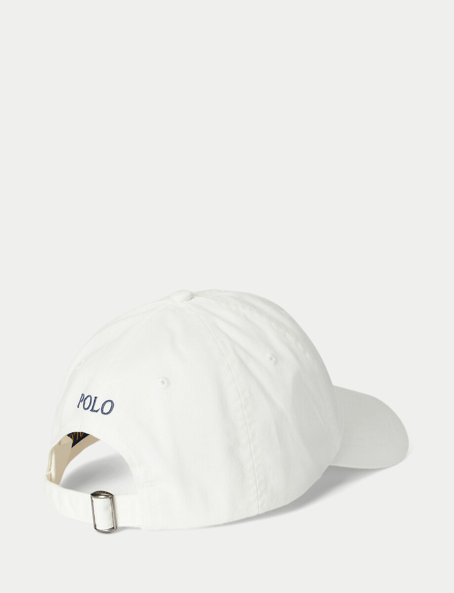 POLO RALPH LAUREN<br>Boné de beisebol em algodão, chino