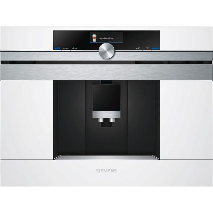 Siemens Einbau-Kaffeevollautomat iQ700 CT636LEW1 Weiß