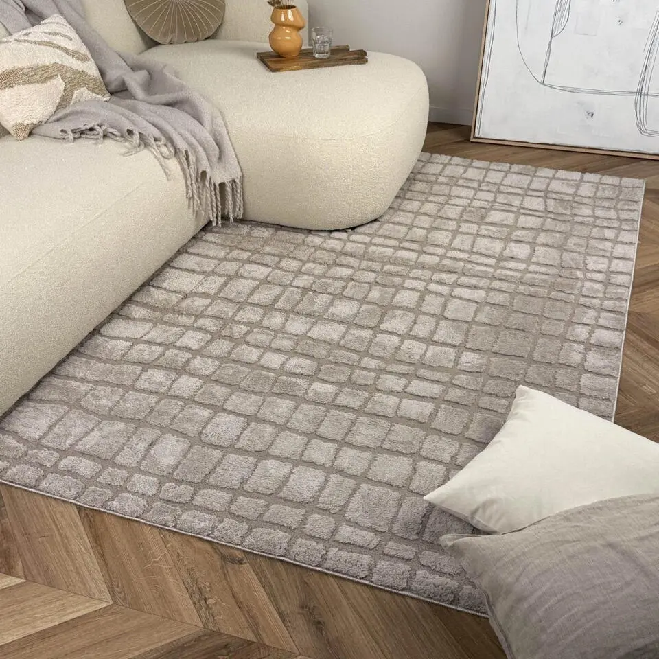 Interieur05 Scandinavisch Vloerkleed Malin Zand - 280 x 200 cm