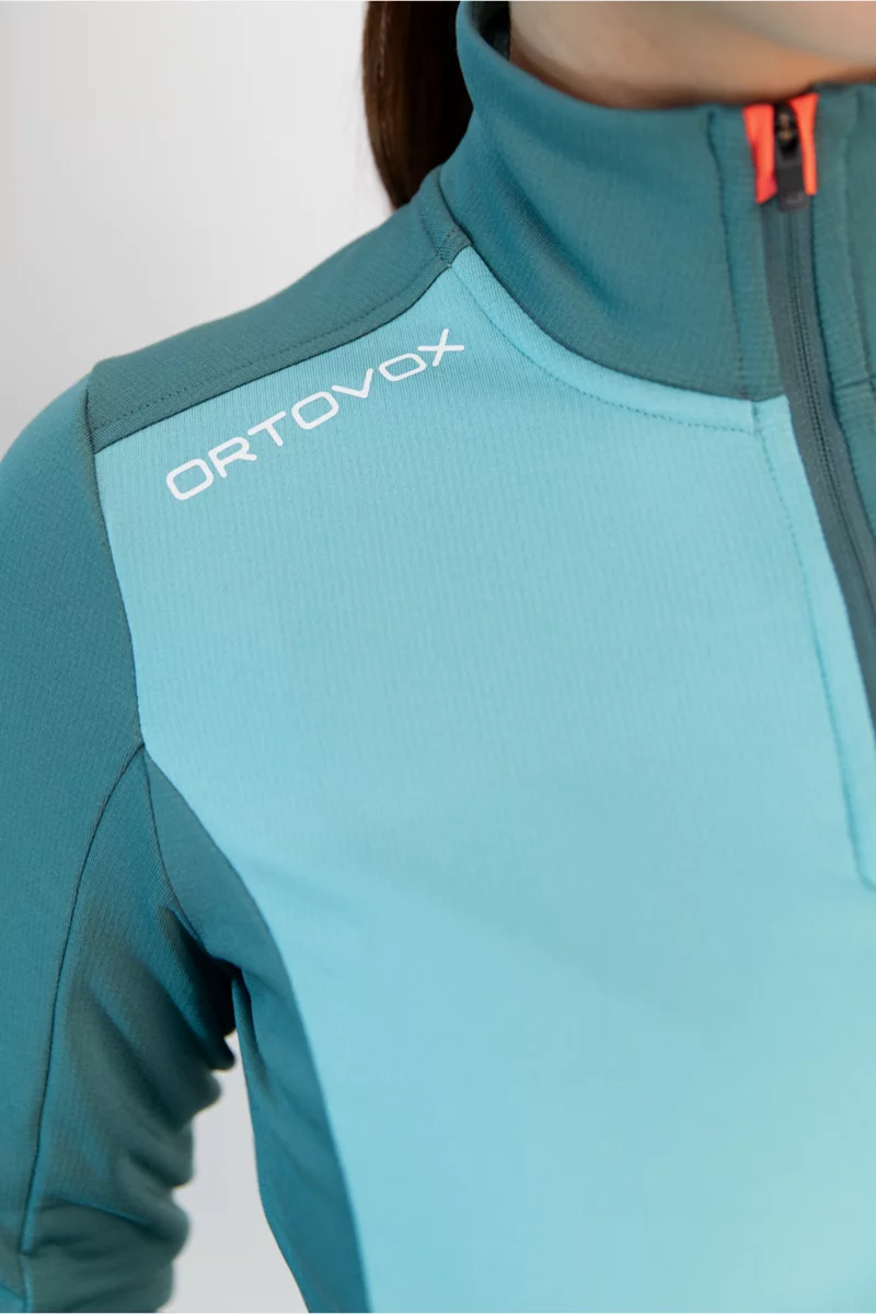 Ortovox Fleece Light Zip Neck Damen Midlayer