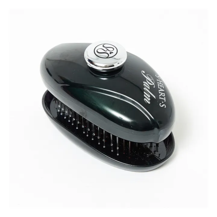 S.Heart.S Brosse Palm brush pour gommage du cuir chevelu | Noir
