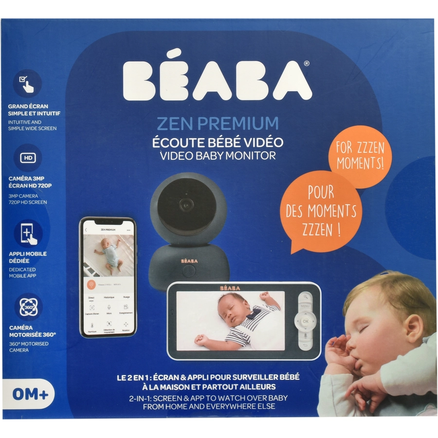 BEABA®Video Babyphone Zen Premium Nachtblau