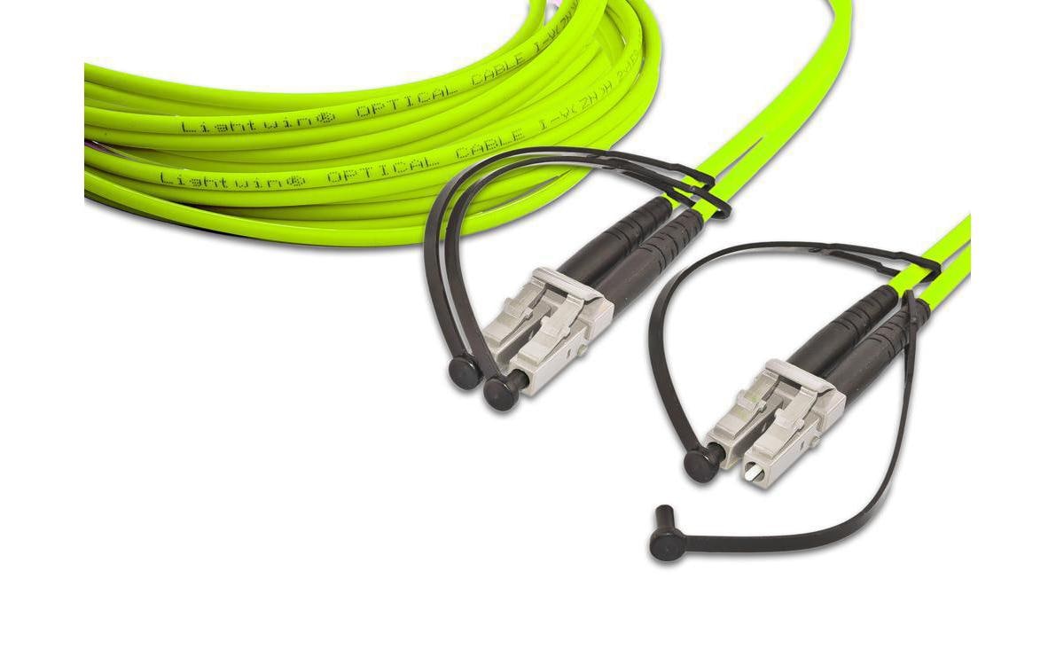 LWL-Patchkabel Multimode LC – LC, OM5, Duplex, 5 mMultimode LC-LC OM5 5 m