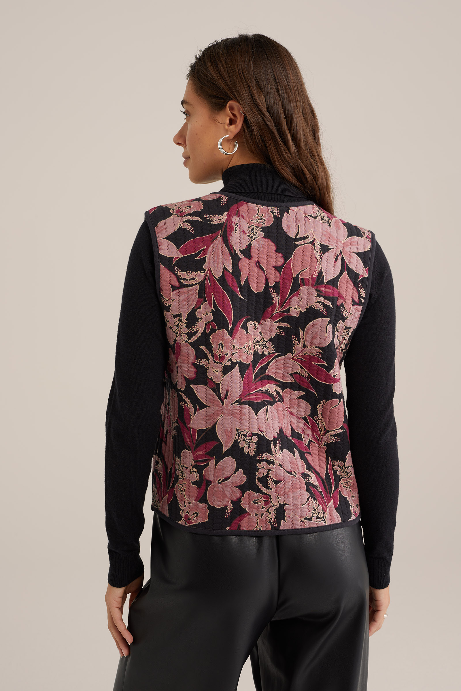 gilet met dessin WE Fashion Koraalroze