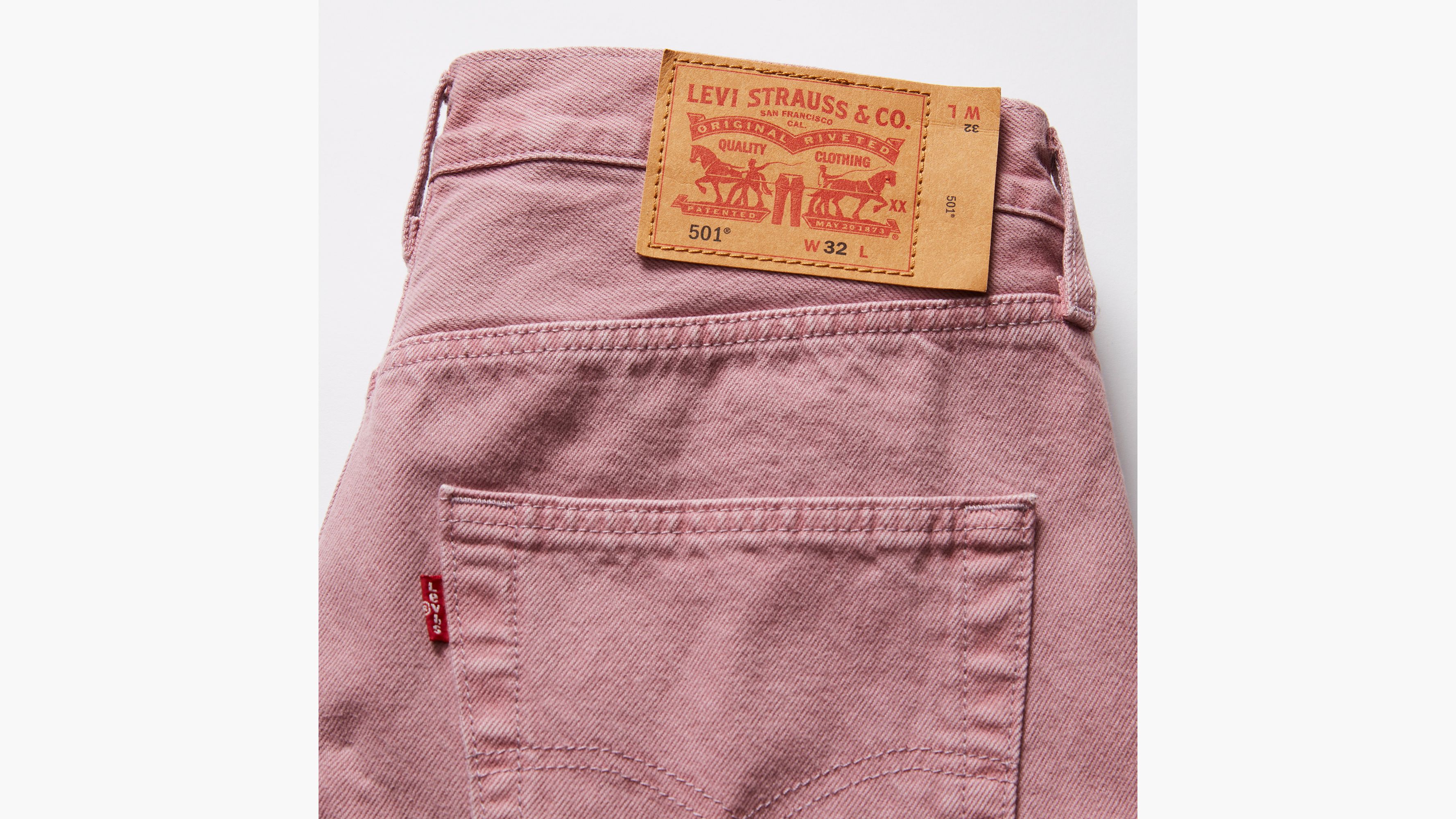 Levi's® short 501® Original - All Orchid Garment Dye Short - Violet