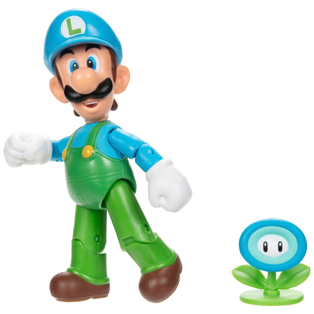 Nintendo Super Mario 10 cm Eis-Luigi mit Eisblume