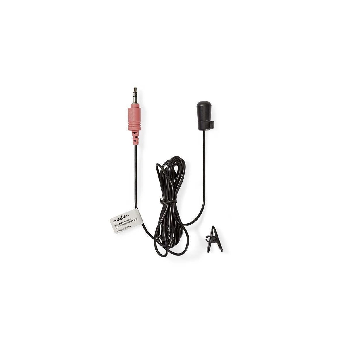 Nedis Mikrofon | Brukes til: Notisbok / Smarttelefon / Tablett | Wired | 1x 3.5 mm