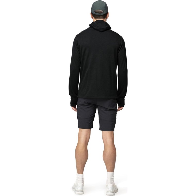 Devold Explorer Merino Hooded Jkt Man Black