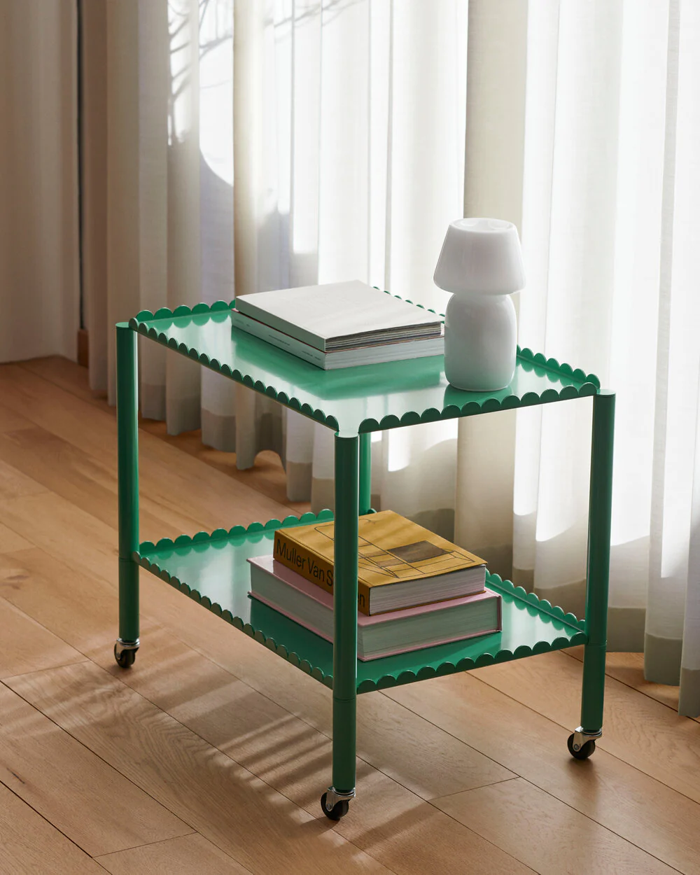 HAY  Arcs Trolley Low rullebord - Jade green