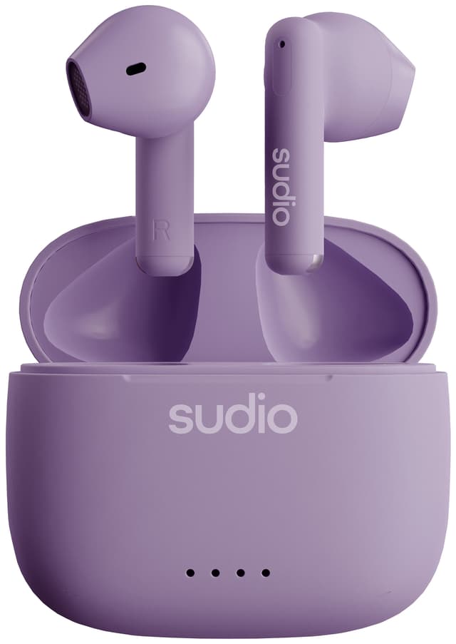 Sudio A1 trådløse in-ear høretelefoner (lilla)