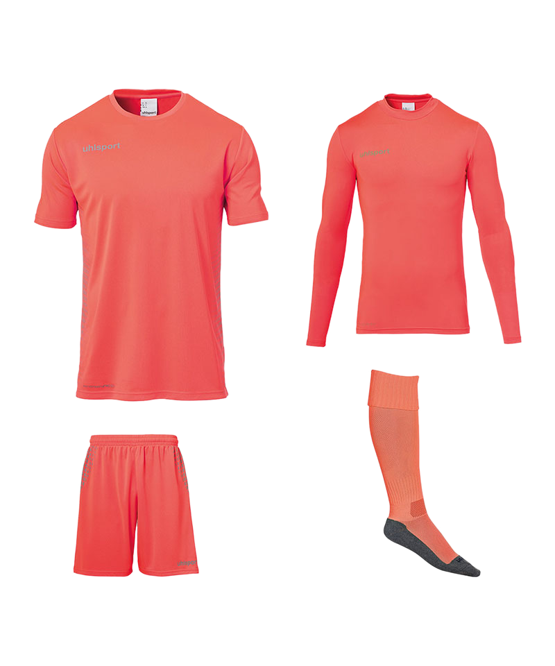 uhlsport Score Torwartset Kids Rot Grau F02