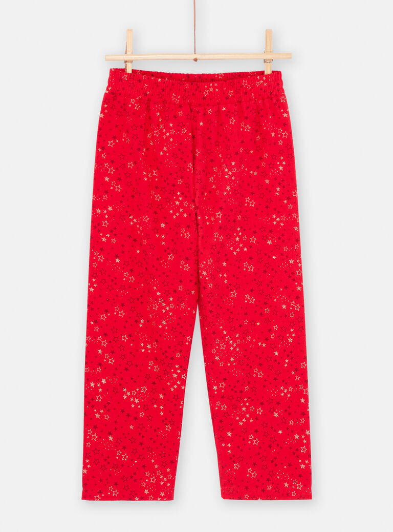 Pyjama NOEL rouge pour enfant fille