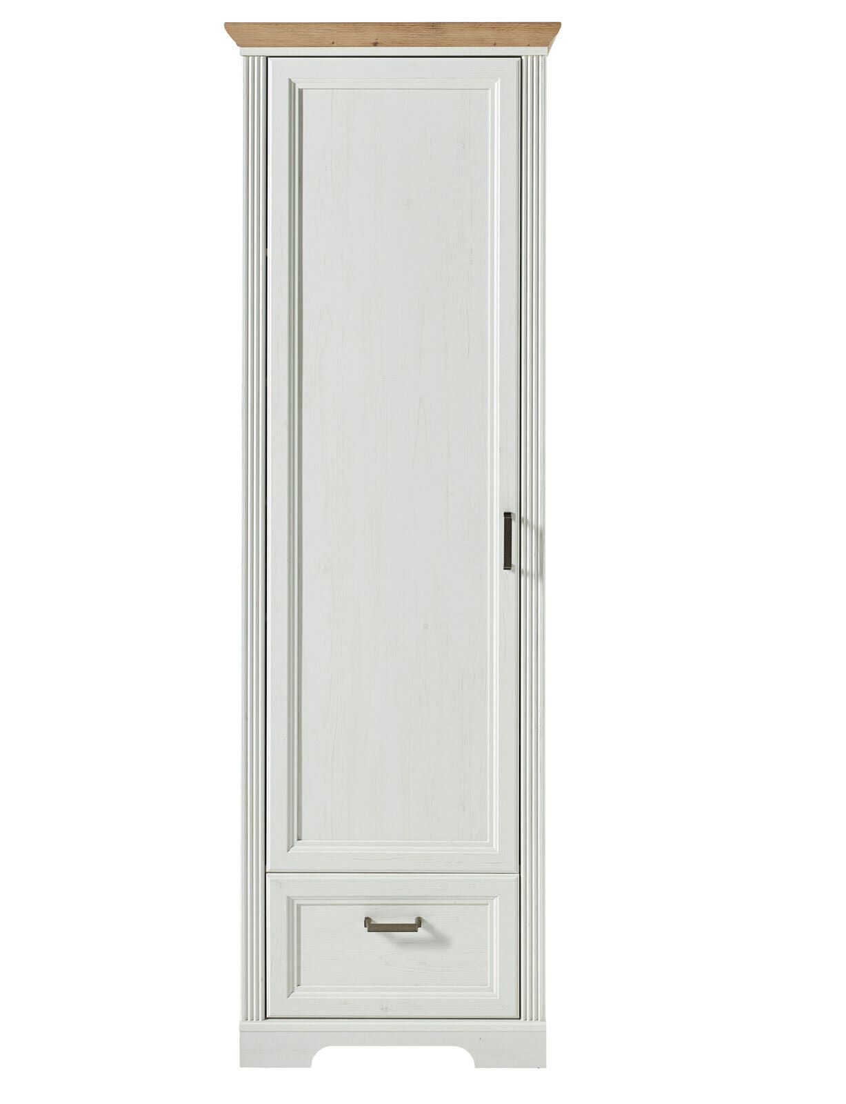 Garderobenschrank VITO Jamin, 41 x 65 x 204 cm, Holznachbildung weiß