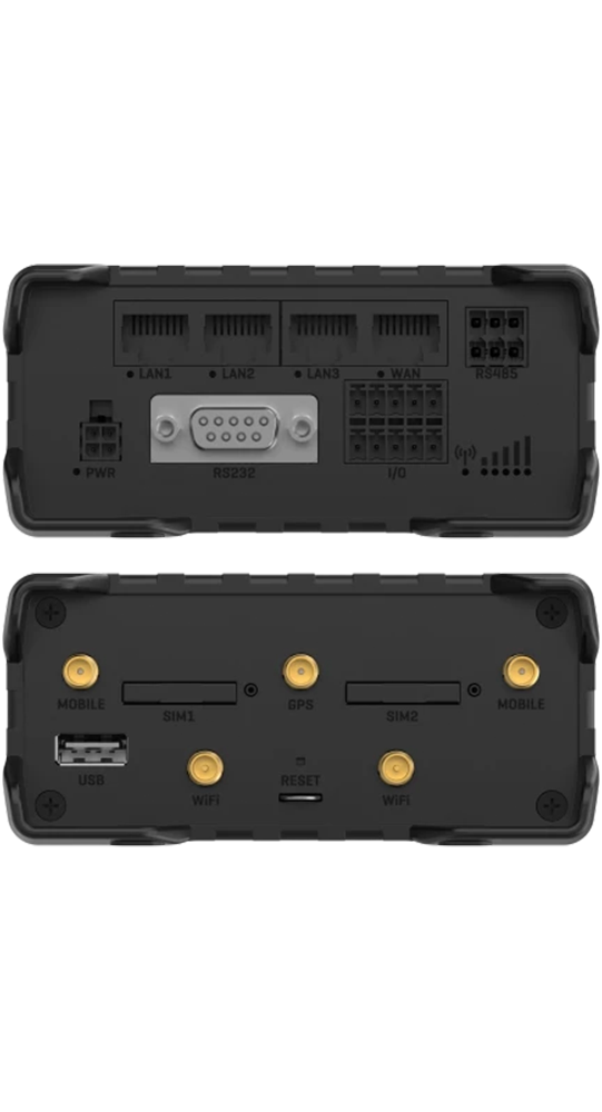 Teltonika DSL/WLAN Module RUT956 Industrieller Mobilfunk-Router Schwarz