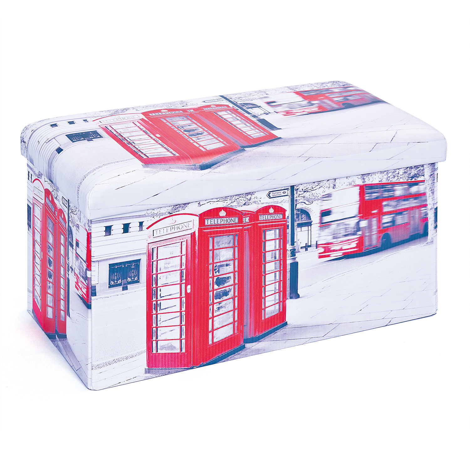 Faltbox SETTO - weiß - Sitzpolster - 76 cm breit