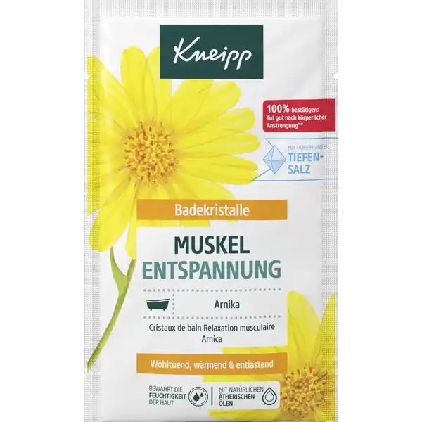 Badekristalle Muskel Entspannung