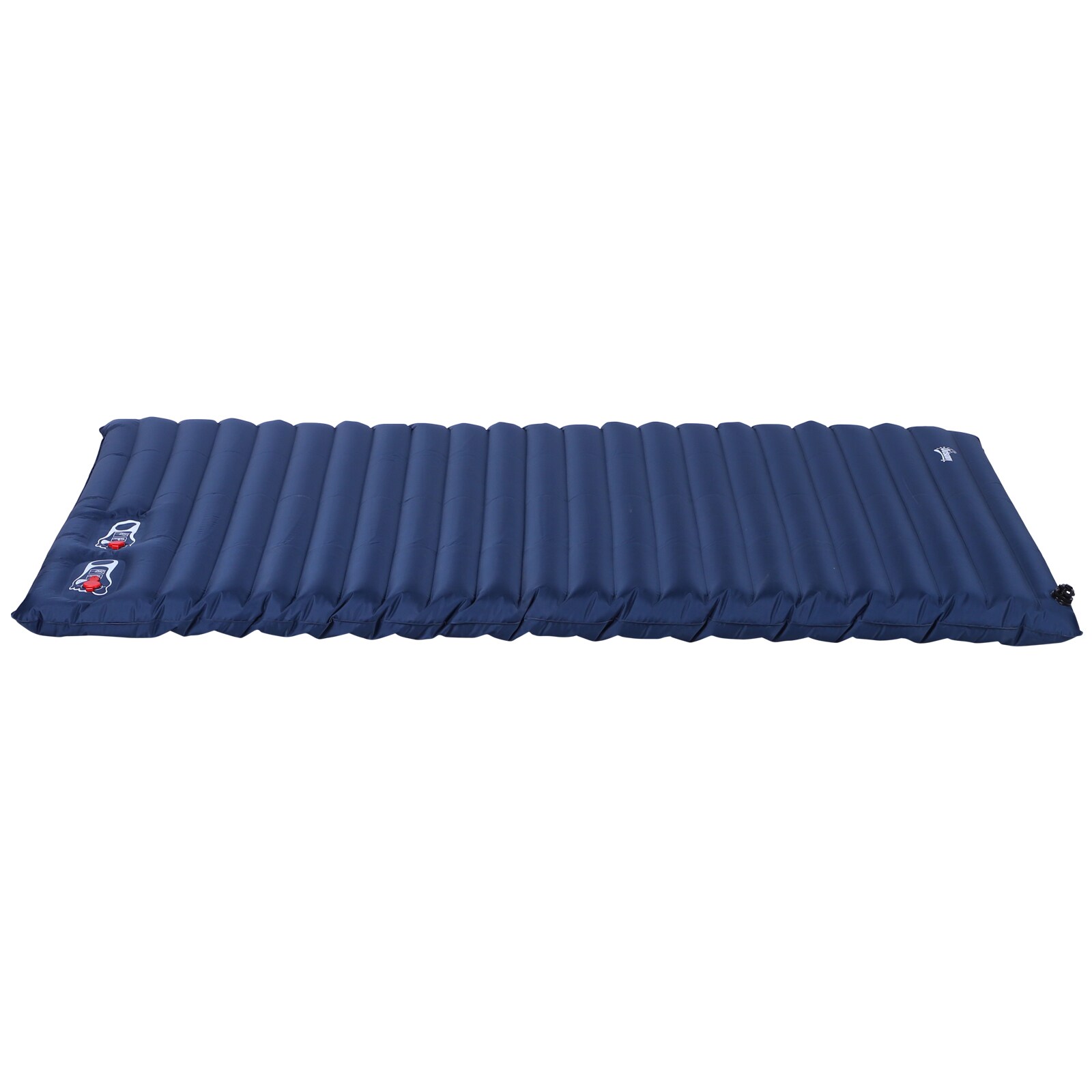 Outsunny Luftmatraze blau 195 x 138 x 10 cm (LxBxH)