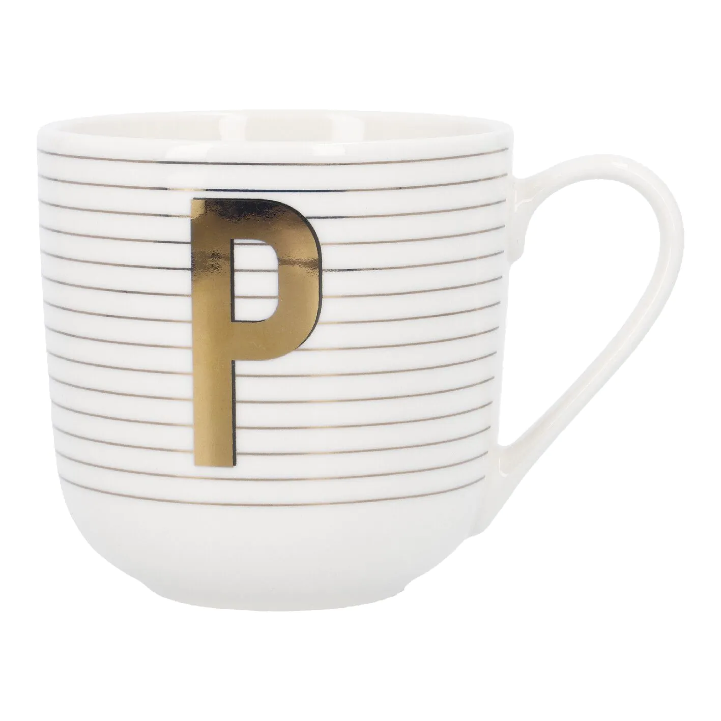 Becher mit Buchstabe P