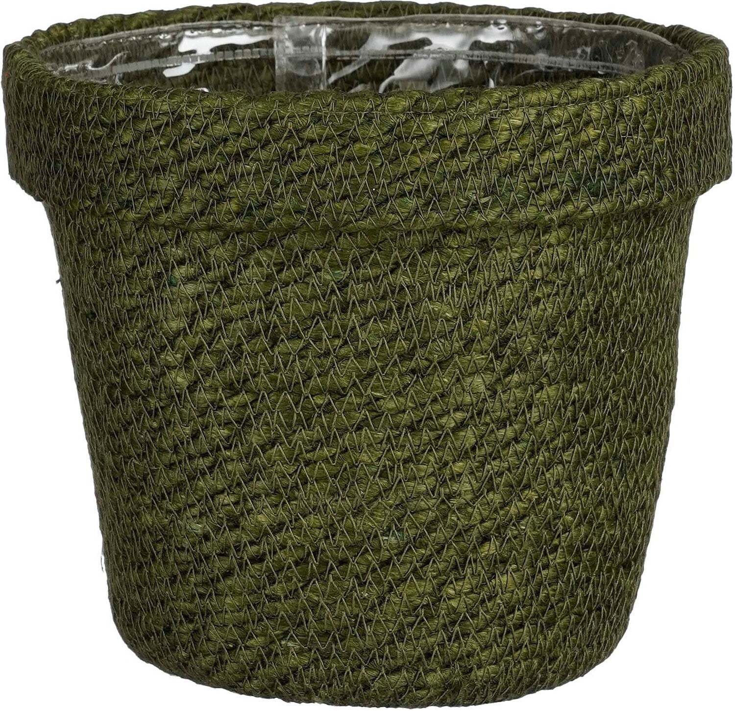 Mica Decorations plantenmand Raja groen D 19 H 17,5 cm