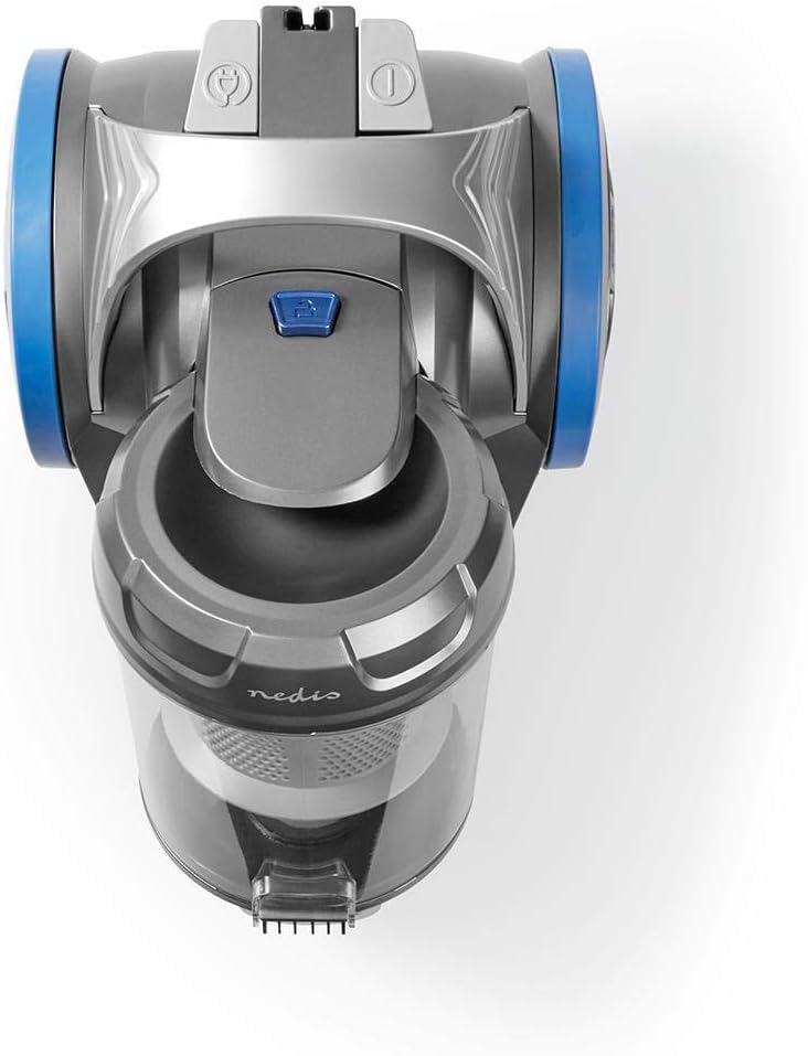 NEDIS Staubsauger ohne Beutel - Beutellos - 700 W - Staubkapazität: 3.5 l - Kombi-Bürste/Parkettbürste - Aktionsradius: 8 m - HEPA Luftfilter - Anthrazit/Blau