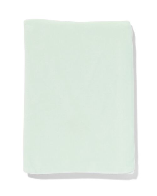couvre-livre extensible - velours menthe