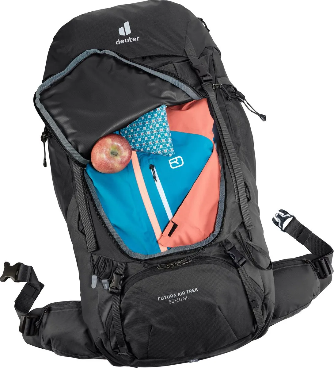 Deuter Futura Air Trek 55 + 10 SL Black-graphite