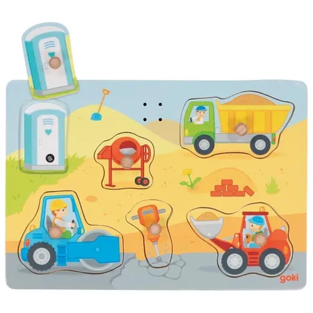 goki Soundpuzzle Baustelle
