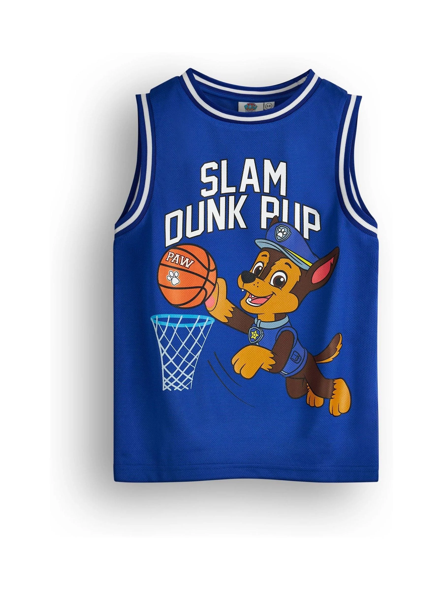 Blauw - Vanilla Underground Paw Patrol Kids Marshall 2 Piece Basketball Set